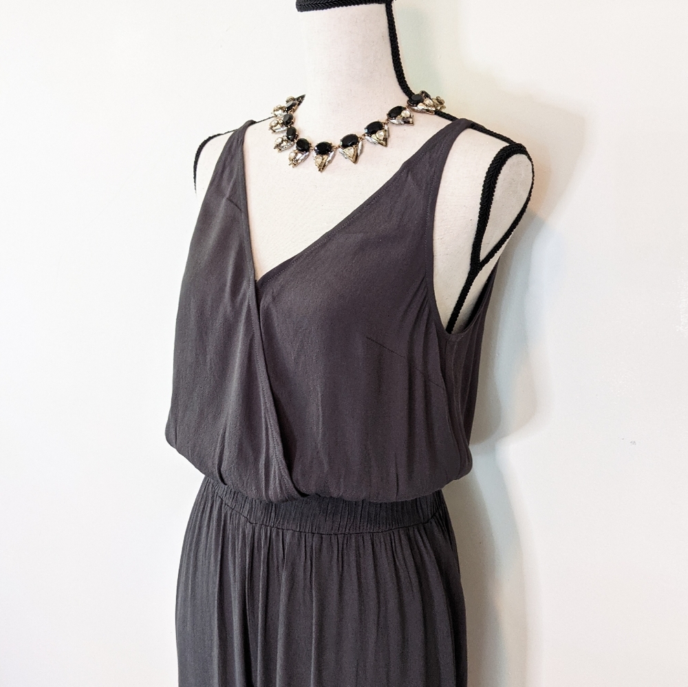 NWT Grade & Gather Coal Gray Jumpsuit - Picture 2 of 5